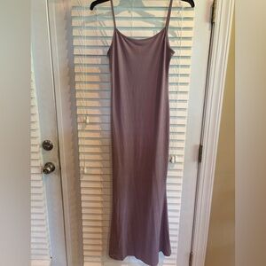 Elegant Mauve Maxi Dress